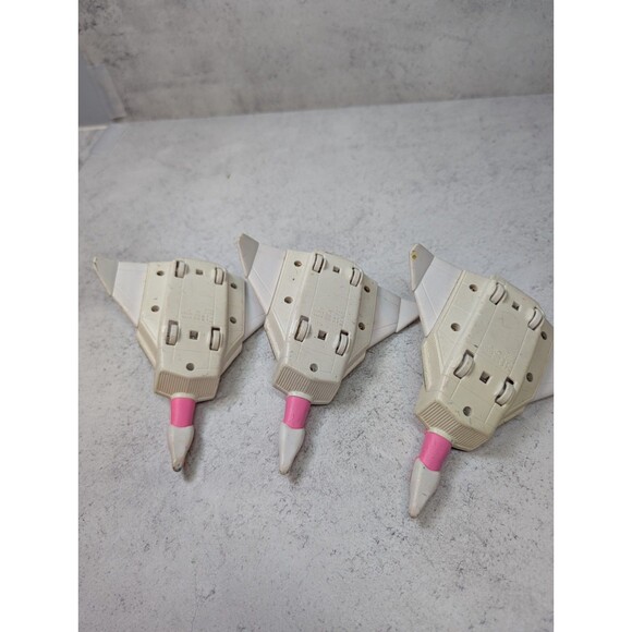 1995 Bandai Mighty Morphin Power Rangers Pink Crane Ninjazord – Lot of 3 – Parts - Picture 3 of 7